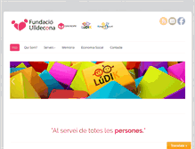 Tablet Screenshot of fundacioulldecona.com